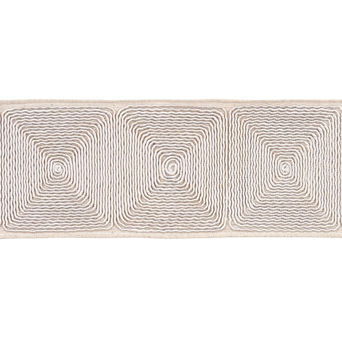 NAUTILINA EMBROIDERED TAPE NATURAL