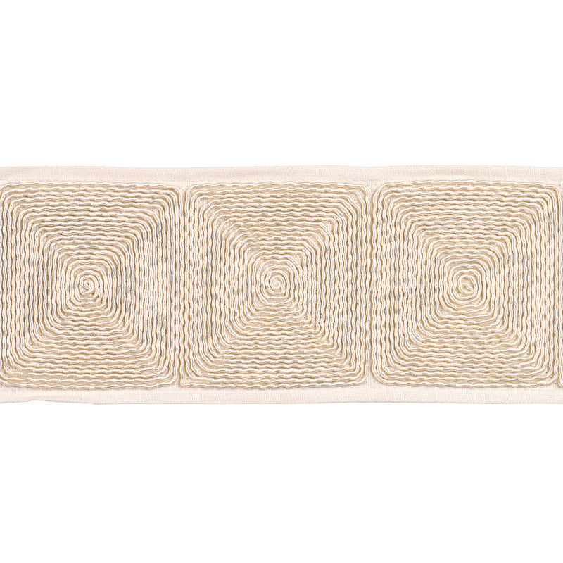 Schumacher NAUTILINA EMBROIDERED TAPE IVORY Trim | Atlanta Fabrics