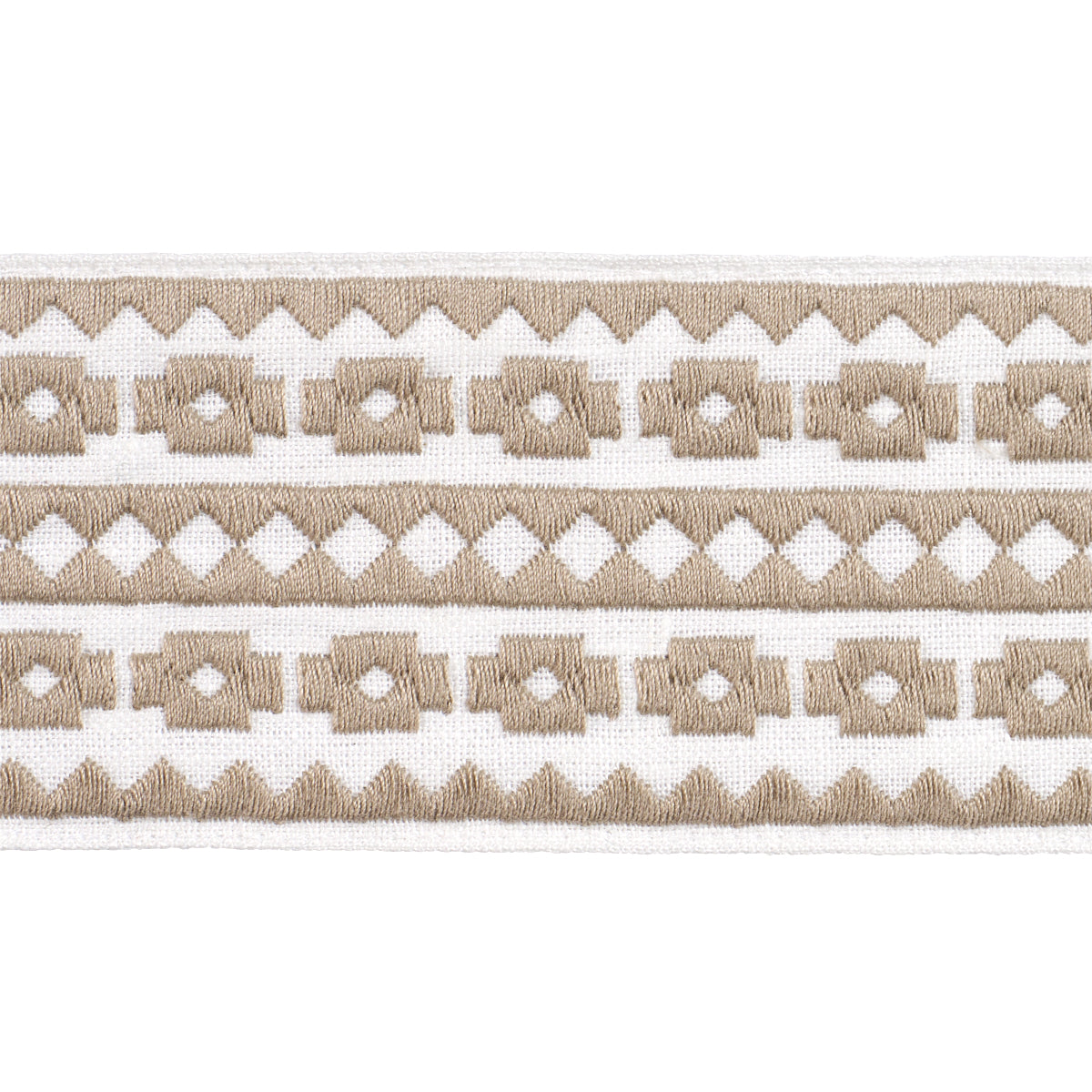 Schumacher TALITHA TAPE BIRCH Trim | Atlanta Fabrics