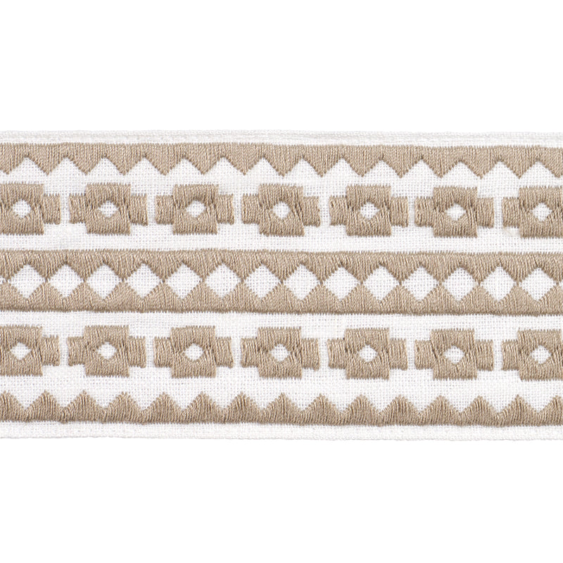 Schumacher TALITHA TAPE BIRCH Trim | Atlanta Fabrics