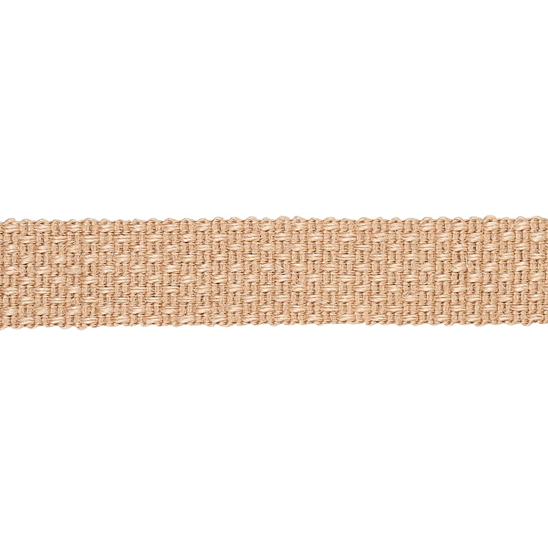 Schumacher DUVAL JUTE TAPE NATURAL Trim | Atlanta Fabrics
