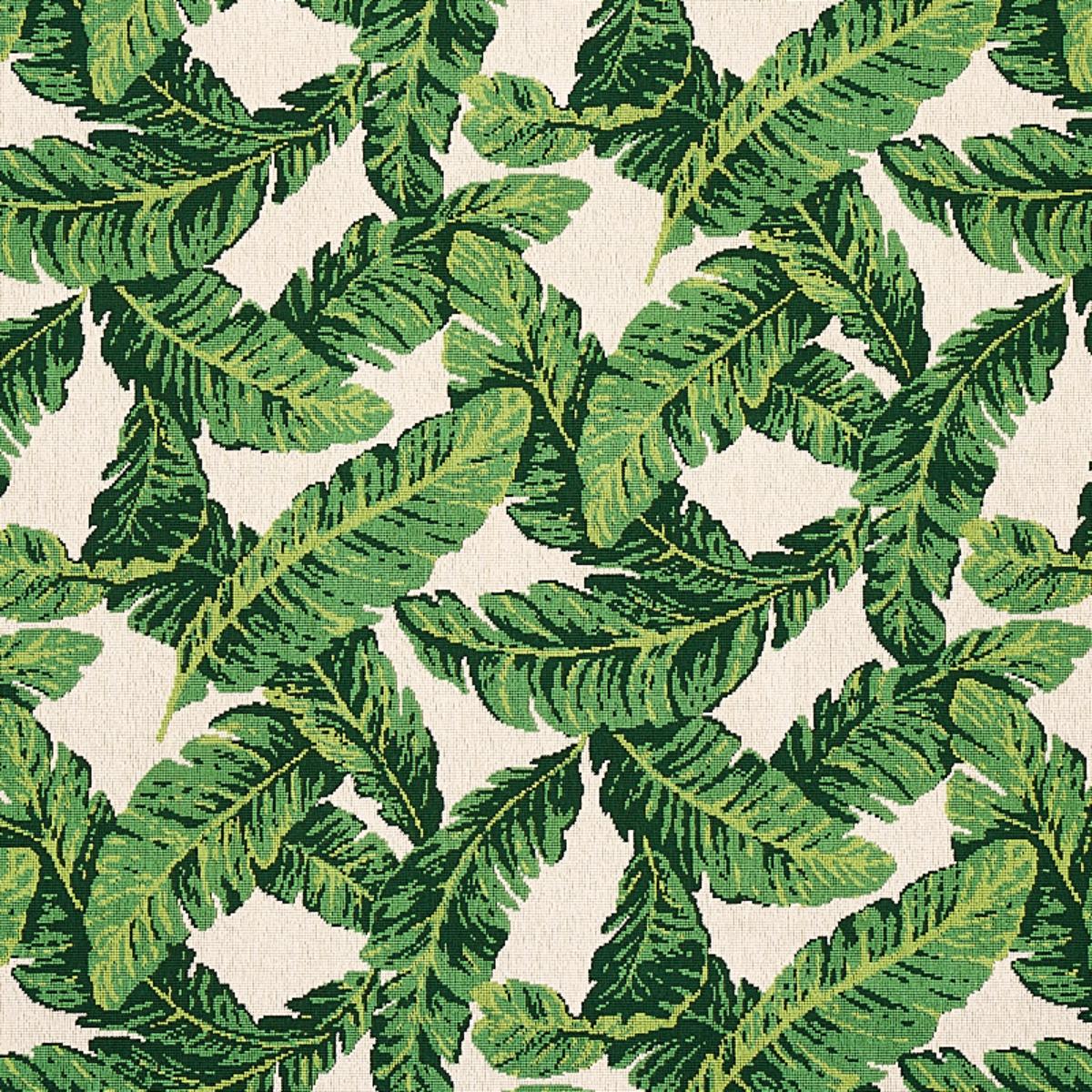 TROPICAL LEAF ÌäPINGLÌä GREEN & IVORY