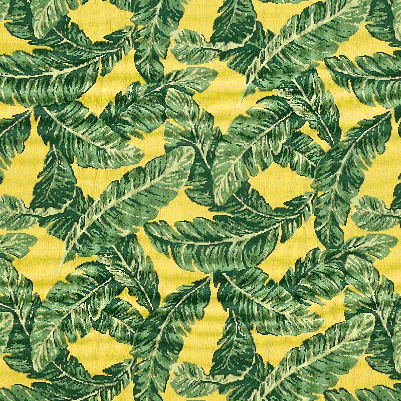 TROPICAL LEAF ÌäPINGLÌä GREEN & YELLOW