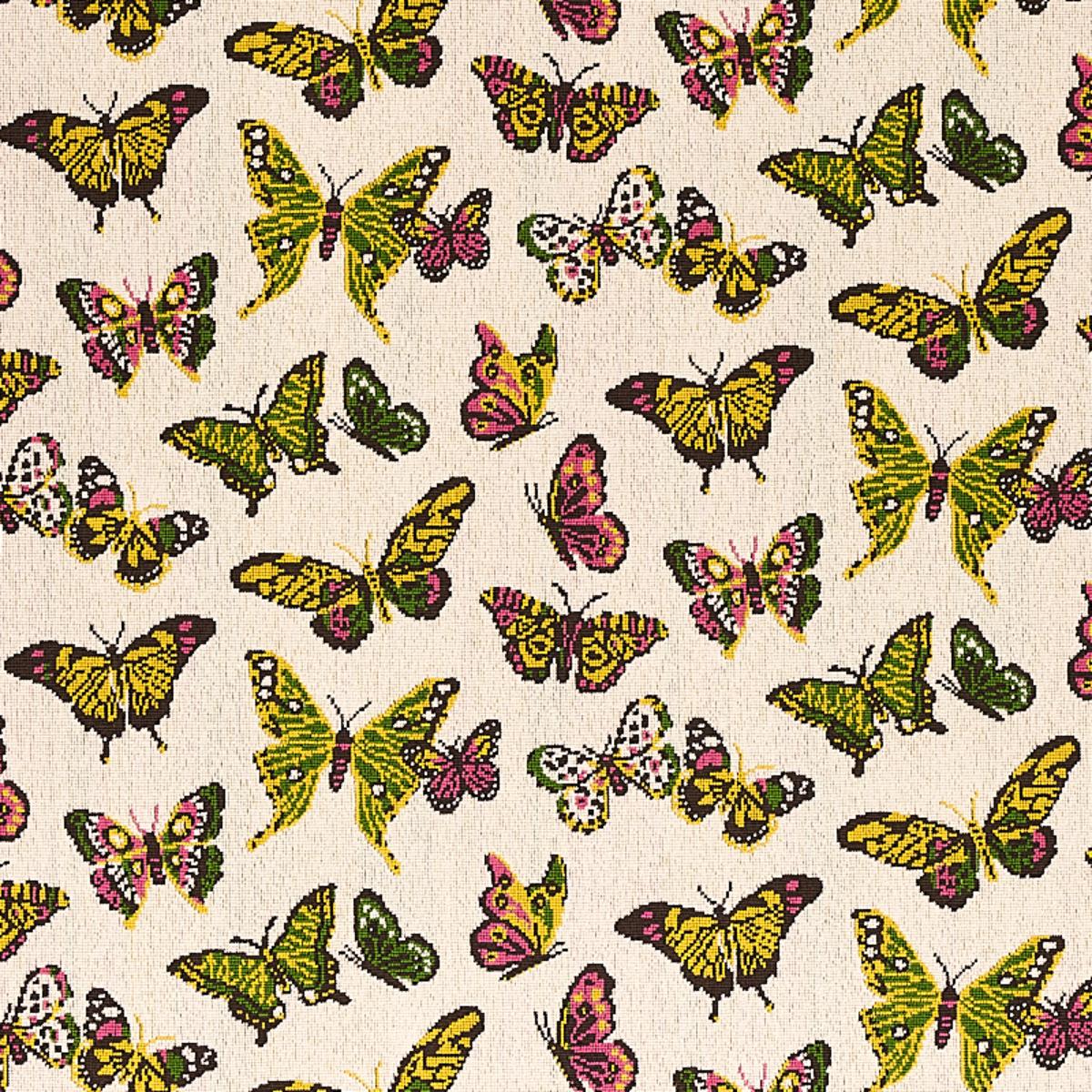 SCHUMACHER BUTTERFLY EPINGLE SPRING FABRIC | Atlanta Fabrics