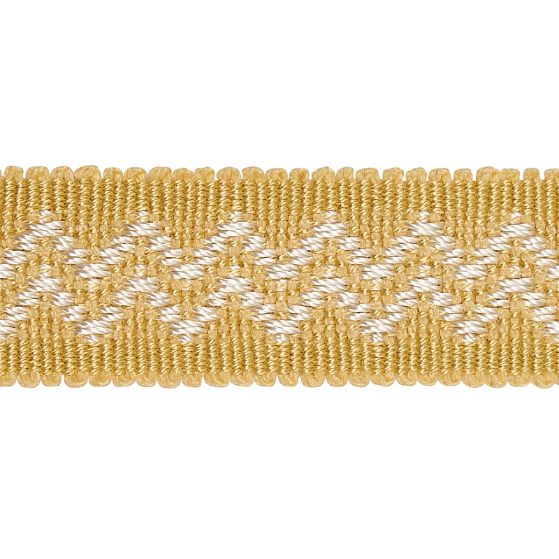 Schumacher EBBA TAPE YELLOW Trim | Atlanta Fabrics