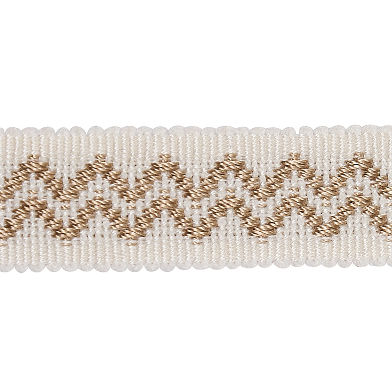 Schumacher EBBA TAPE IVORY Trim | Atlanta Fabrics