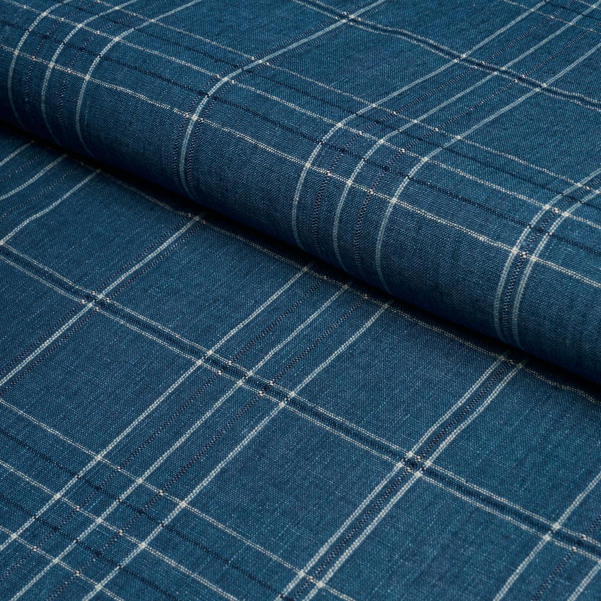 NILS PLAID LINEN DENIM