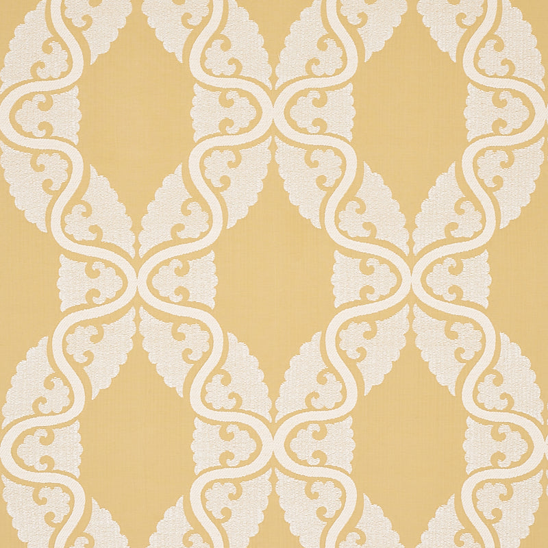 Schumacher SILJAN YELLOW Fabric | Atlanta Fabrics