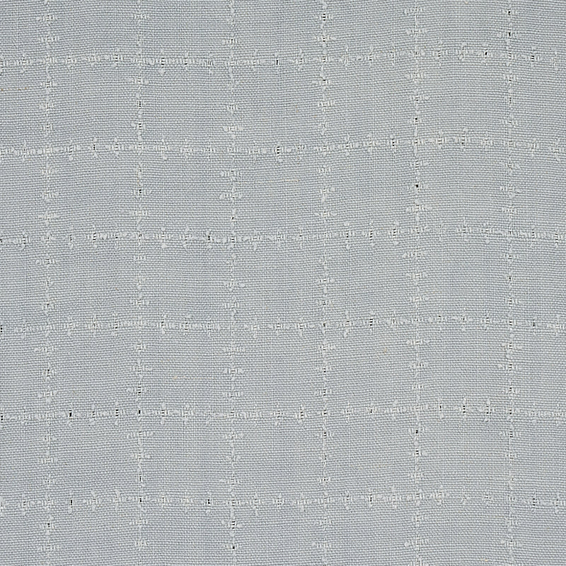 Schumacher ELIN CHECK SKY Fabric | Atlanta Fabrics