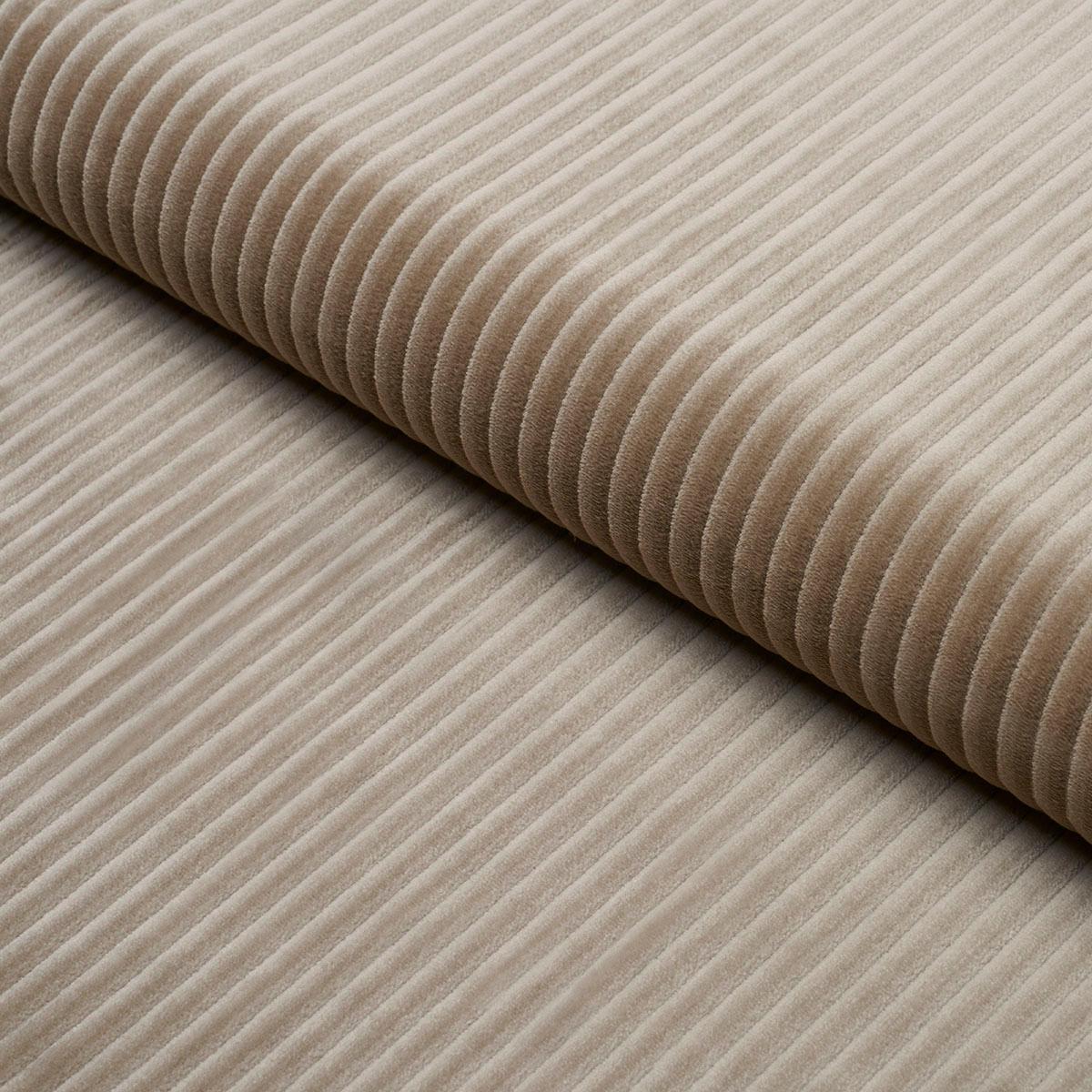 SCHUMACHER WYATT CORDUROY SANDSTONE FABRIC | Atlanta Fabrics
