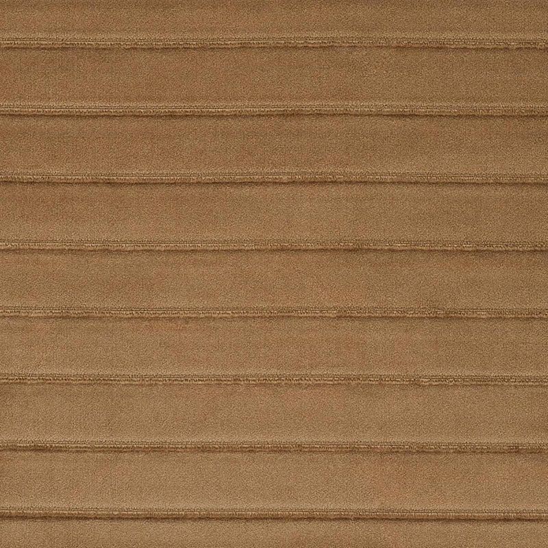 SCHUMACHER FREDERIKA CHANNELED VELVET CAMEL FABRIC | Atlanta Fabrics