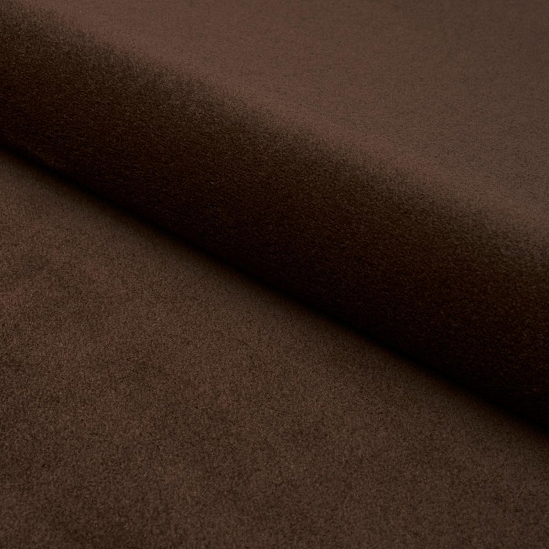 SCHUMACHER HERMINE VIRGIN WOOL CHOCOLATE FABRIC | Atlanta Fabrics