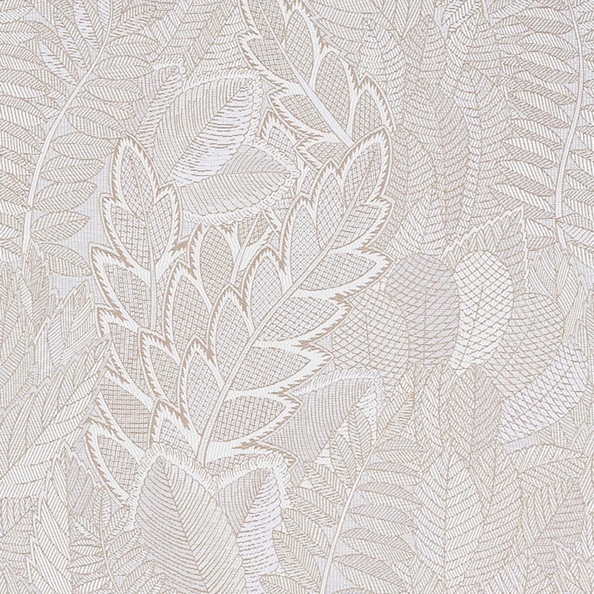 SCHUMACHER JAPURA FOREST IVORY FABRIC | Atlanta Fabrics