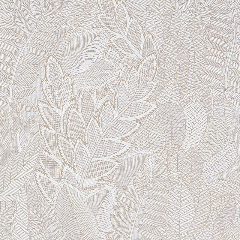 SCHUMACHER JAPURA FOREST IVORY FABRIC | Atlanta Fabrics