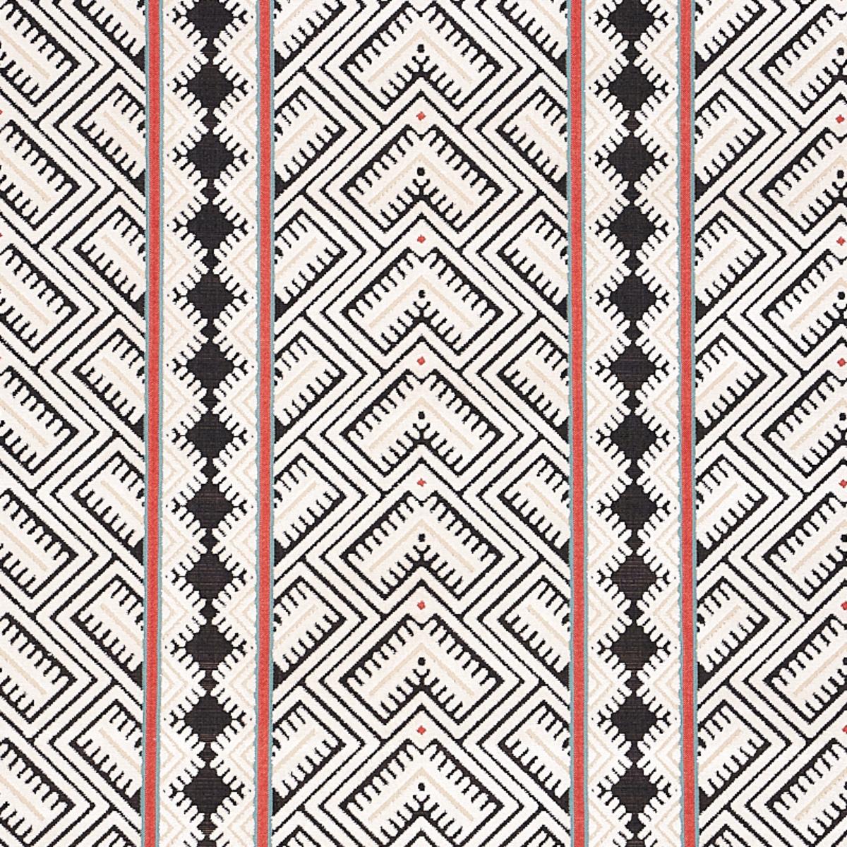 PARVIN VELVET BLACK AND IVORY