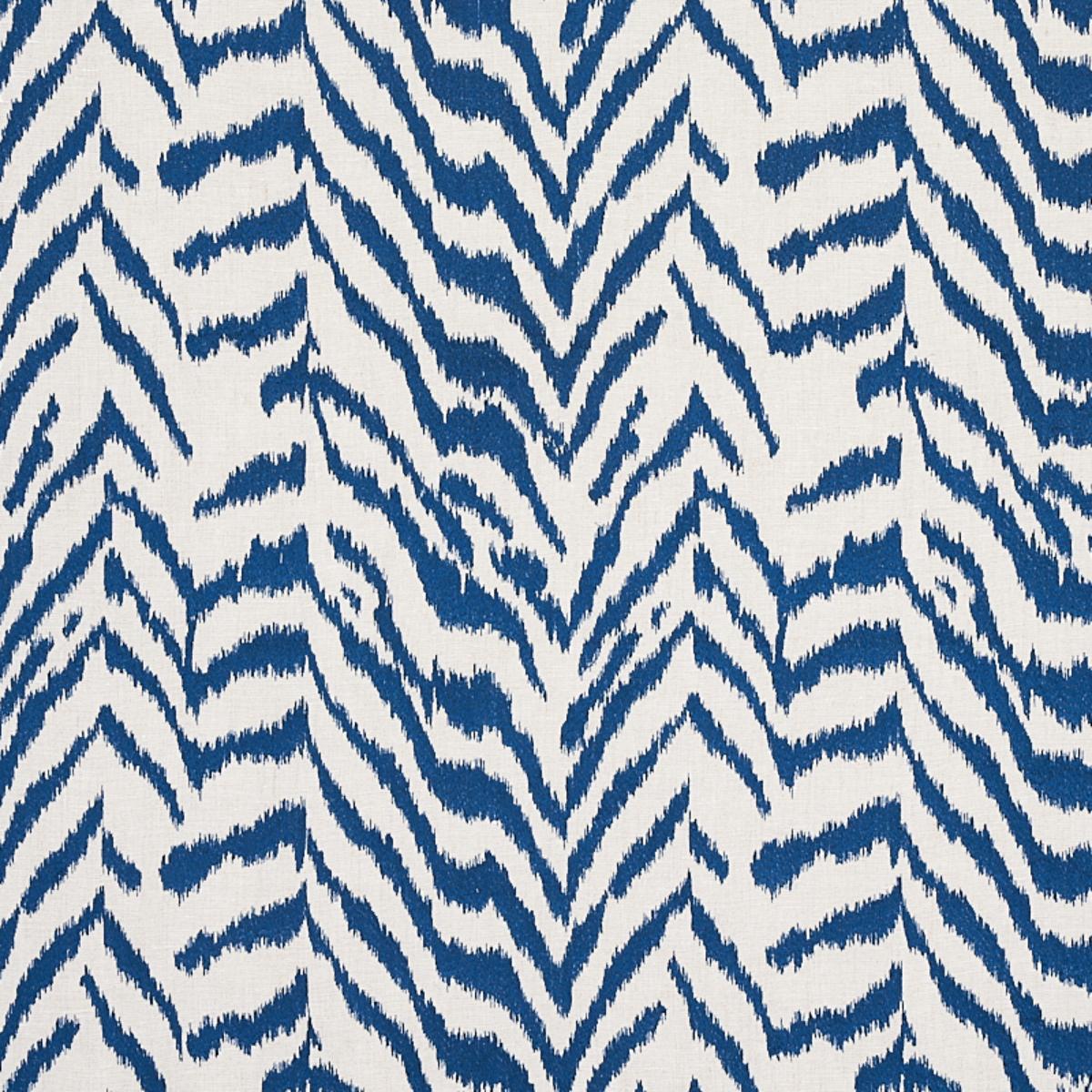 Quincy Embroidery on Linen NAVY