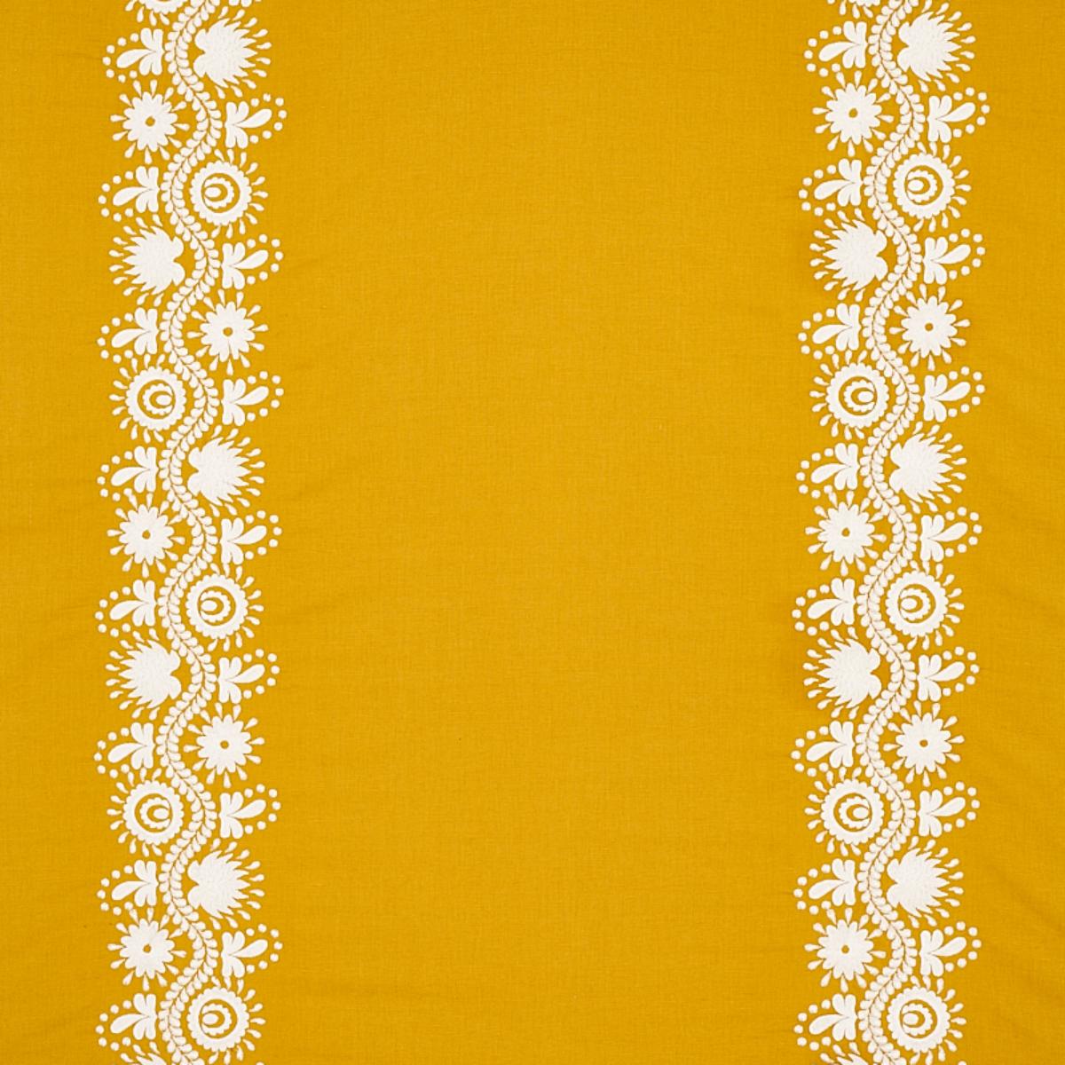 THEODORA EMBROIDERY SAFFRON