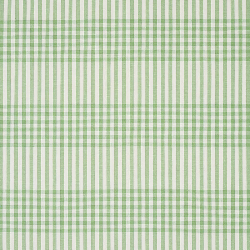 Schumacher BERGEN PLAID GREEN Fabric | Atlanta Fabrics