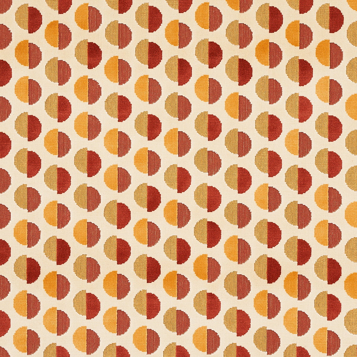 HALF MOON VELVET OCHRE