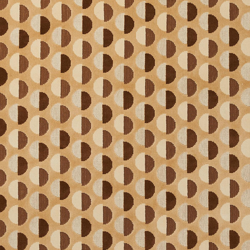 Schumacher HALF MOON VELVET CAMEL Fabric | Atlanta Fabrics