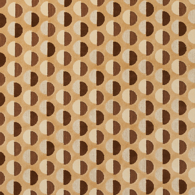 Schumacher HALF MOON VELVET CAMEL Fabric | Atlanta Fabrics