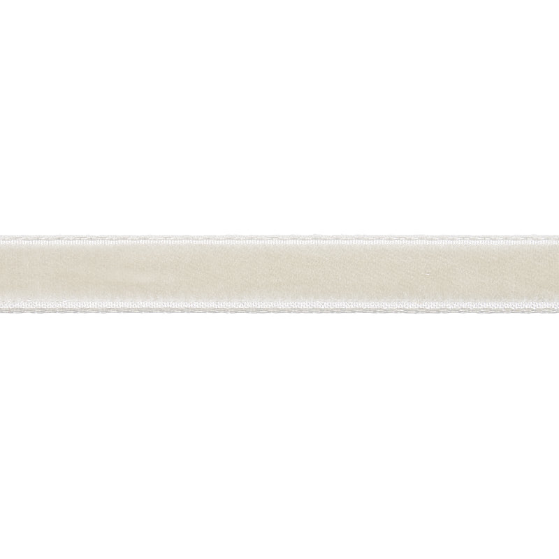 Schumacher VELVET TAPE NARROW DOVE Trim | Atlanta Fabrics