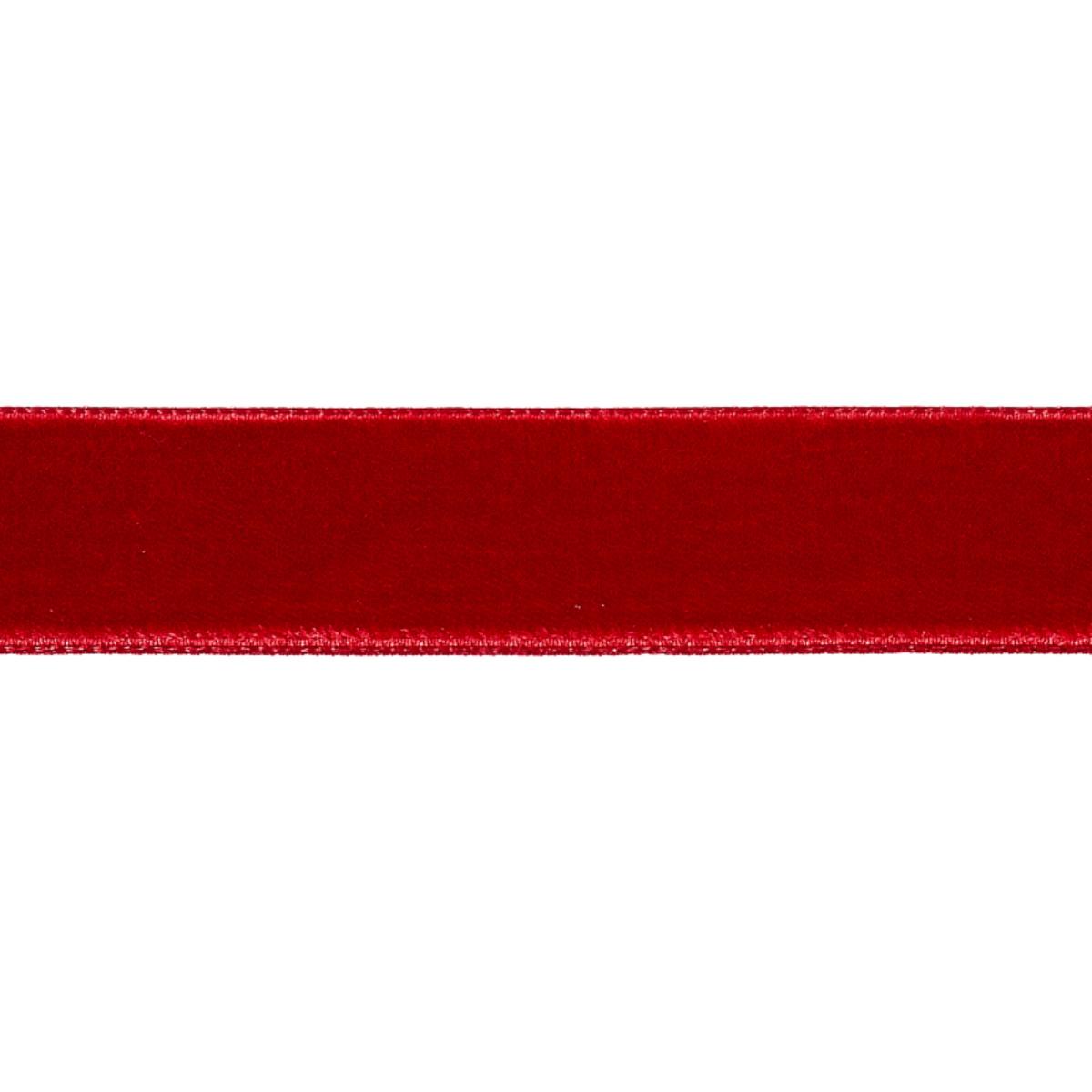 VELVET TAPE MEDIUM CRIMSON