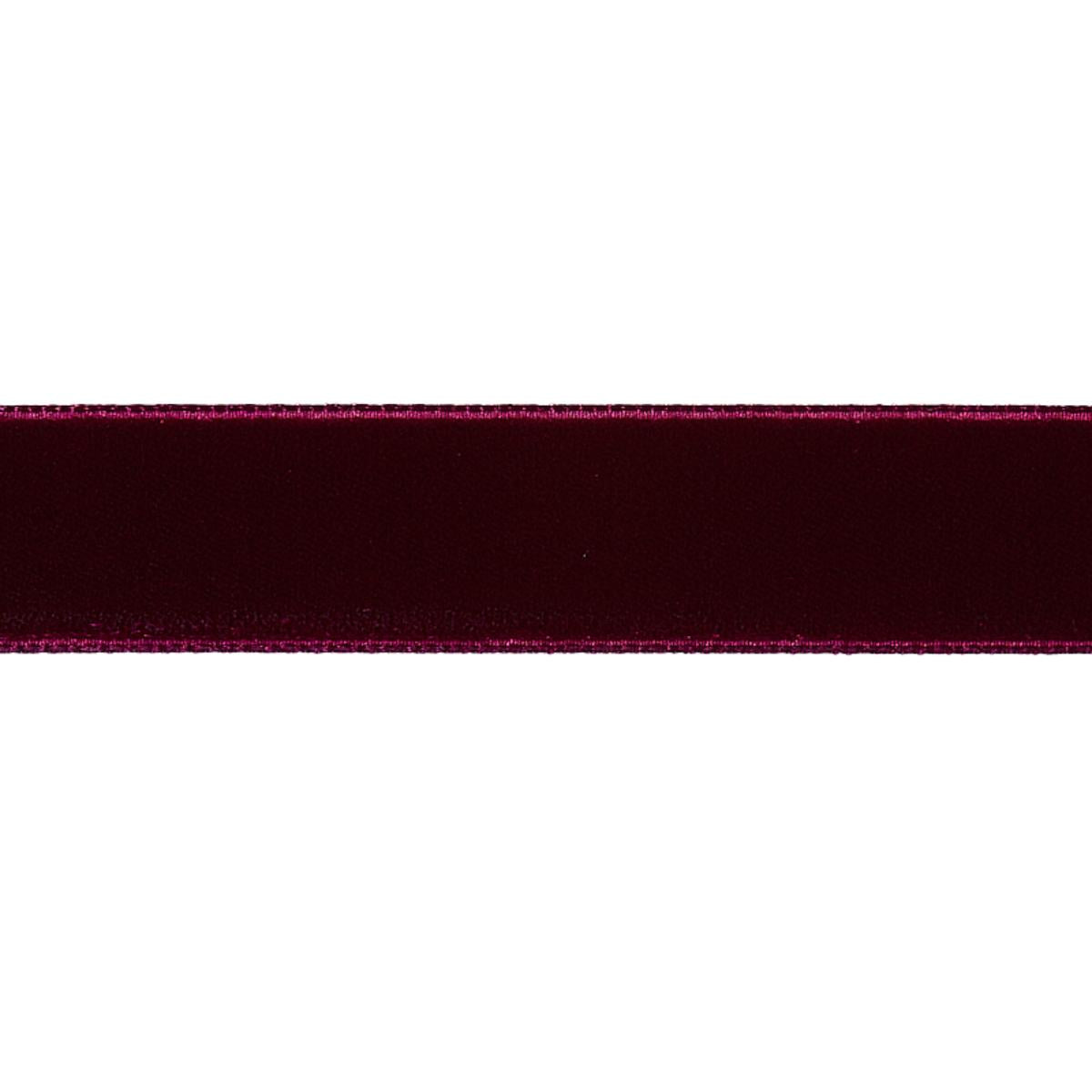 VELVET TAPE MEDIUM AUBERGINE