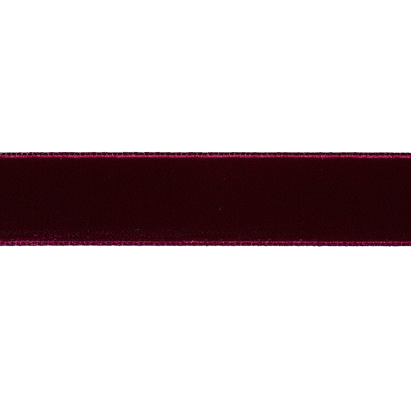 Schumacher VELVET TAPE MEDIUM AUBERGINE Trim | Atlanta Fabrics