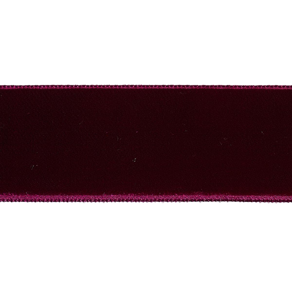 VELVET TAPE WIDE AUBERGINE