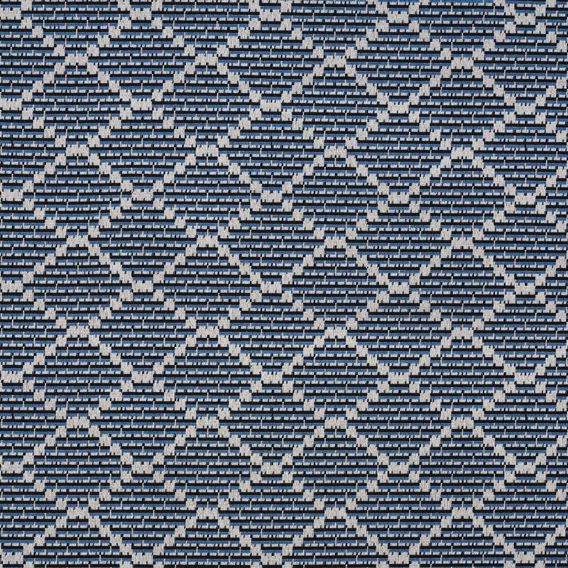SCHUMACHER BERG EPINGLE INDIGO FABRIC | Atlanta Fabrics