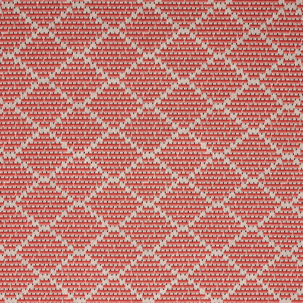 SCHUMACHER BERG EPINGLE CORAL FABRIC | Atlanta Fabrics