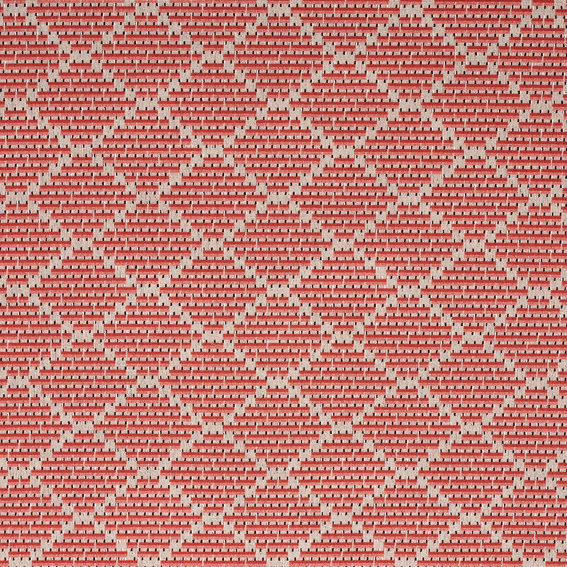 SCHUMACHER BERG EPINGLE CORAL FABRIC | Atlanta Fabrics