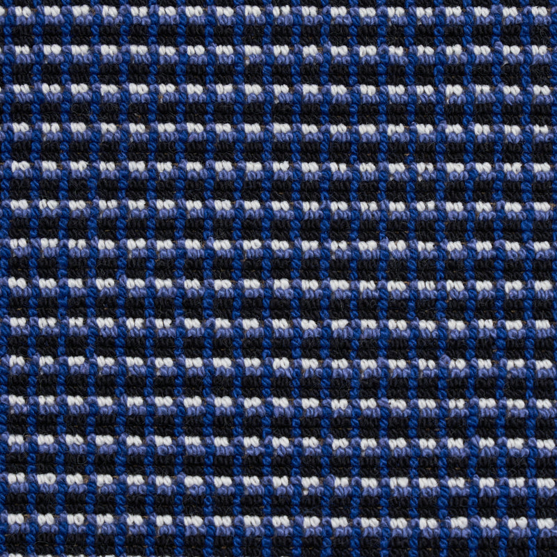 Schumacher GRUNDA ÌäPINGLÌä COBALT Fabric | Atlanta Fabrics