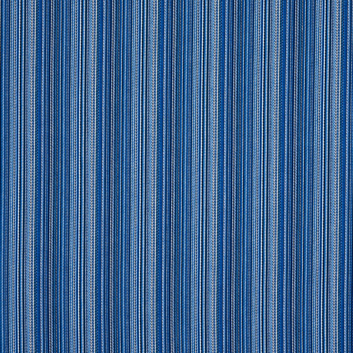 SCHUMACHER FINO STRIPE INDOOR/OUTDOOR COBALT FABRIC | Atlanta Fabrics