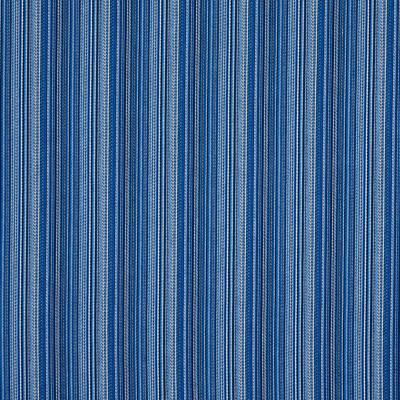 SCHUMACHER FINO STRIPE INDOOR/OUTDOOR COBALT FABRIC | Atlanta Fabrics