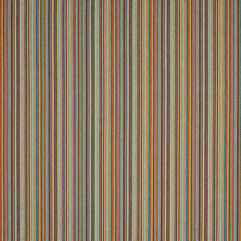 SCHUMACHER FINO STRIPE INDOOR/OUTDOOR MULTI FABRIC | Atlanta Fabrics
