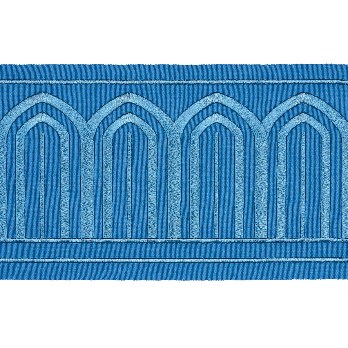 ARCHES EMBROIDERED TAPE WIDE TEAL