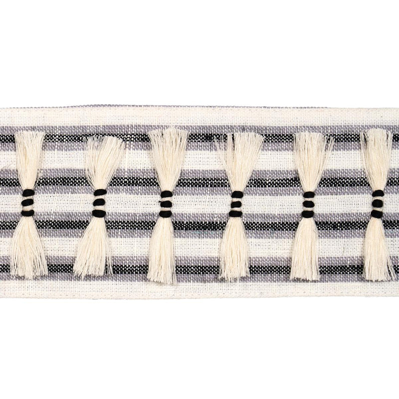 SCHUMACHER EYELASH FRINGE BLACK TRIM | Atlanta Fabrics