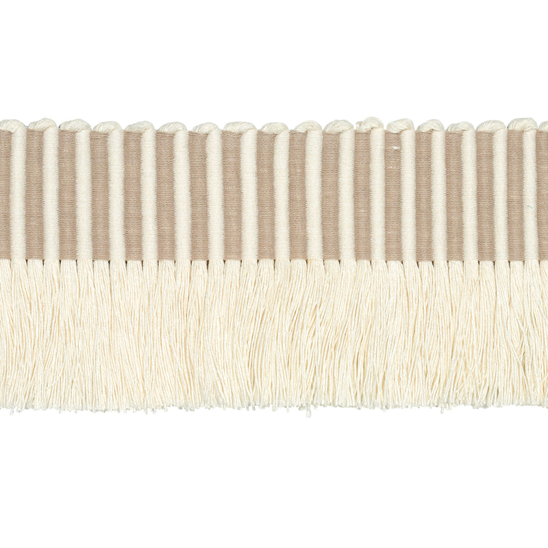 Schumacher GRAPHIC FRINGE IVORY Trim | Atlanta Fabrics