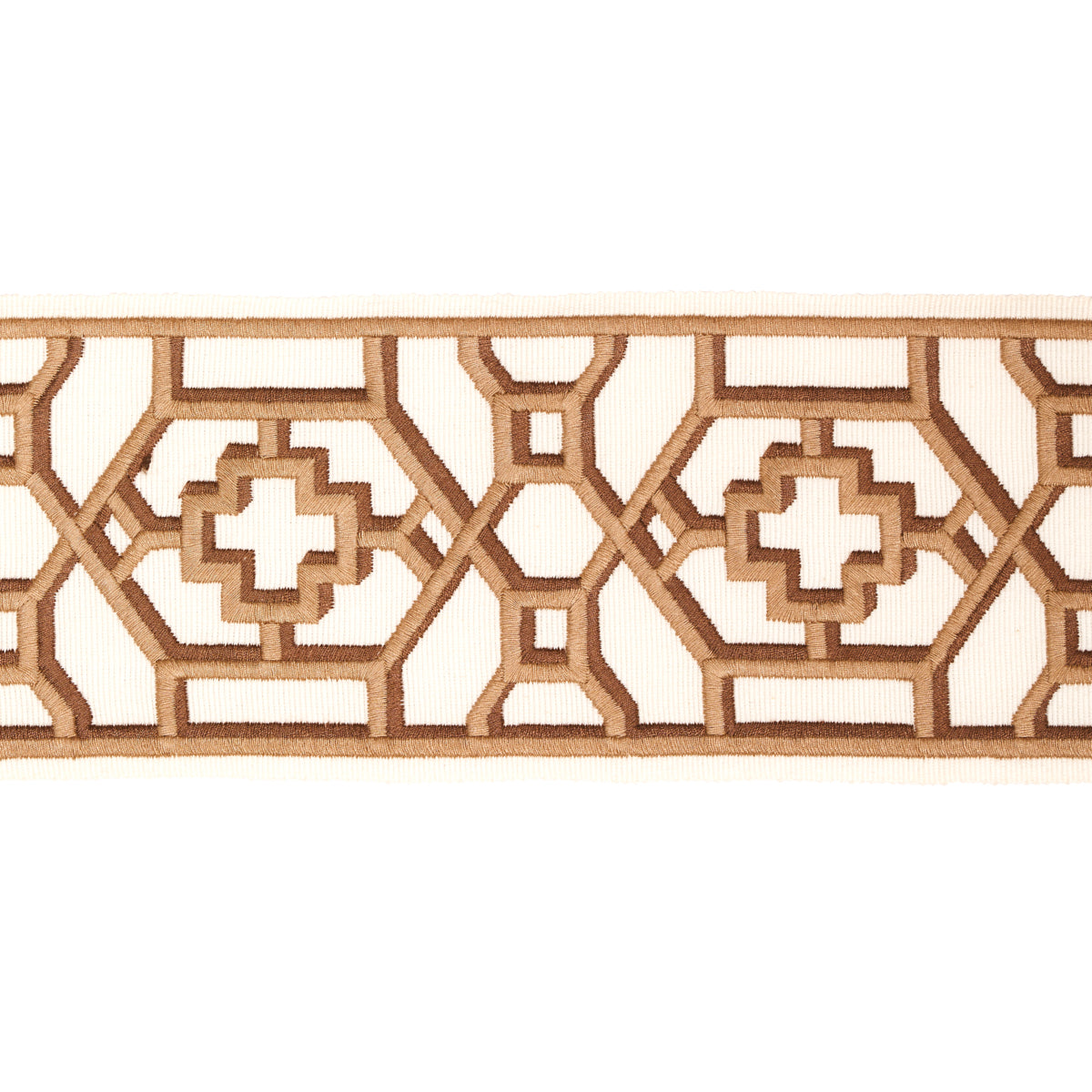 ZANZIBAR TRELLIS TAPE CAMEL