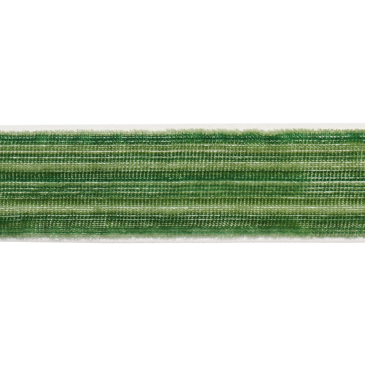 Schumacher GASPARD VELVET TAPE NARROW EMERALD Trim | Atlanta Fabrics