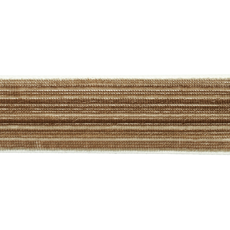 Schumacher GASPARD VELVET TAPE NARROW GOLD Trim | Atlanta Fabrics