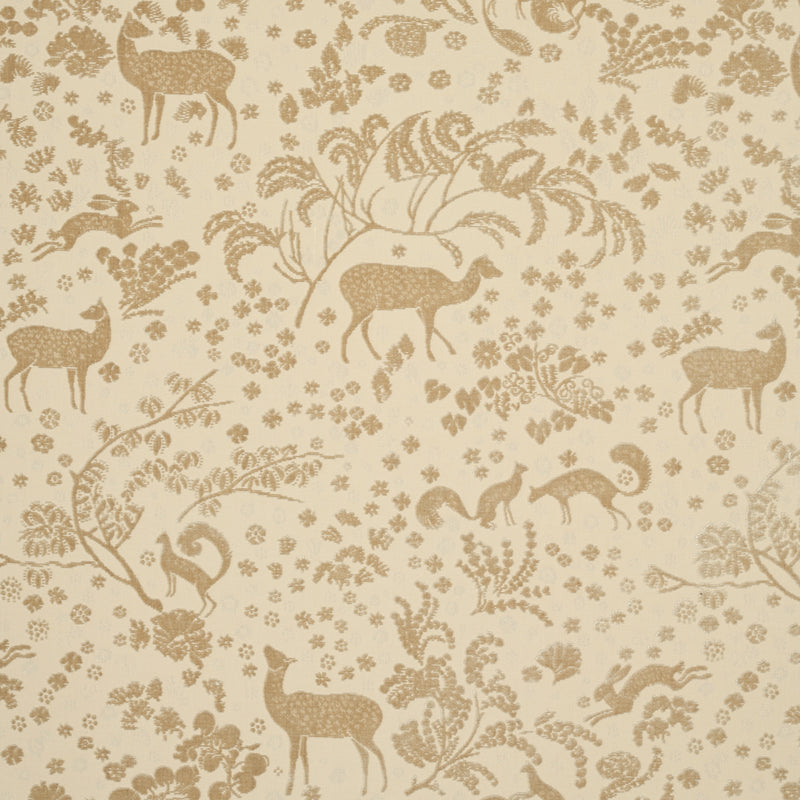 Schumacher ARBOR FOREST CHAMPAGNE Fabric | Atlanta Fabrics