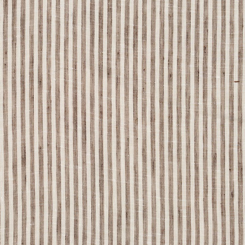 Schumacher TORI STRIPE SHEER BROWN Fabric | Atlanta Fabrics