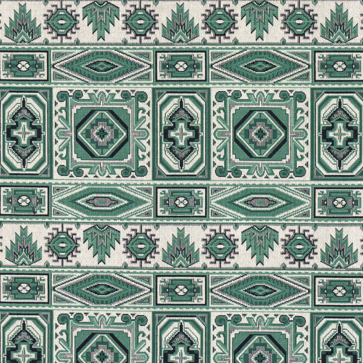 Schumacher CROWLEY ÌäPINGLÌä GREEN Fabric | Atlanta Fabrics