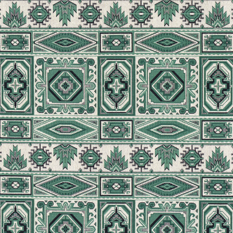 Schumacher CROWLEY ÌäPINGLÌä GREEN Fabric | Atlanta Fabrics