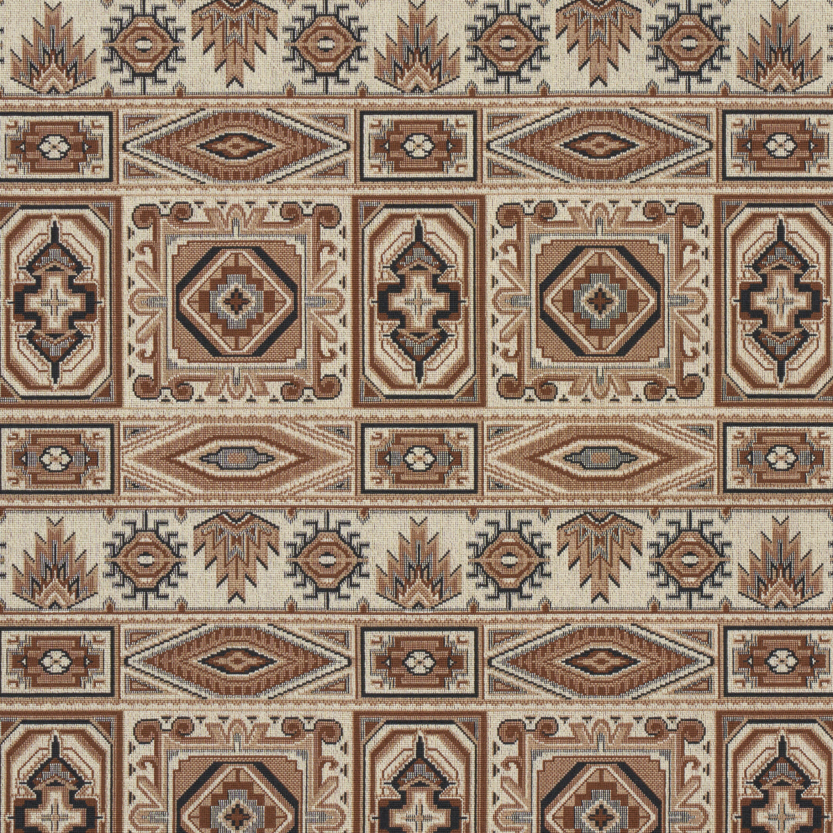 Schumacher CROWLEY ÌäPINGLÌä BROWN Fabric | Atlanta Fabrics