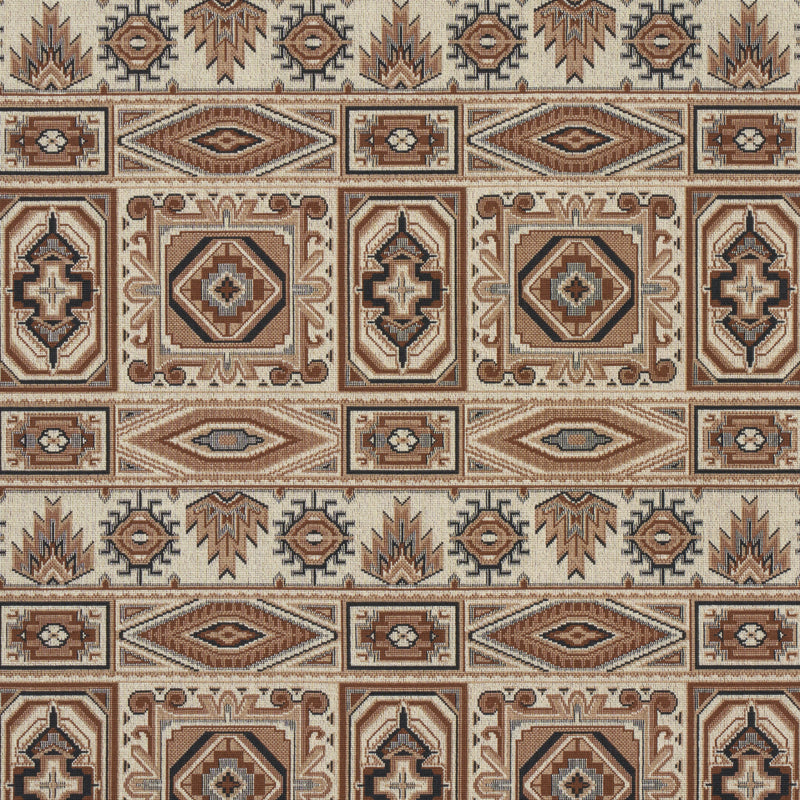 Schumacher CROWLEY ÌäPINGLÌä BROWN Fabric | Atlanta Fabrics