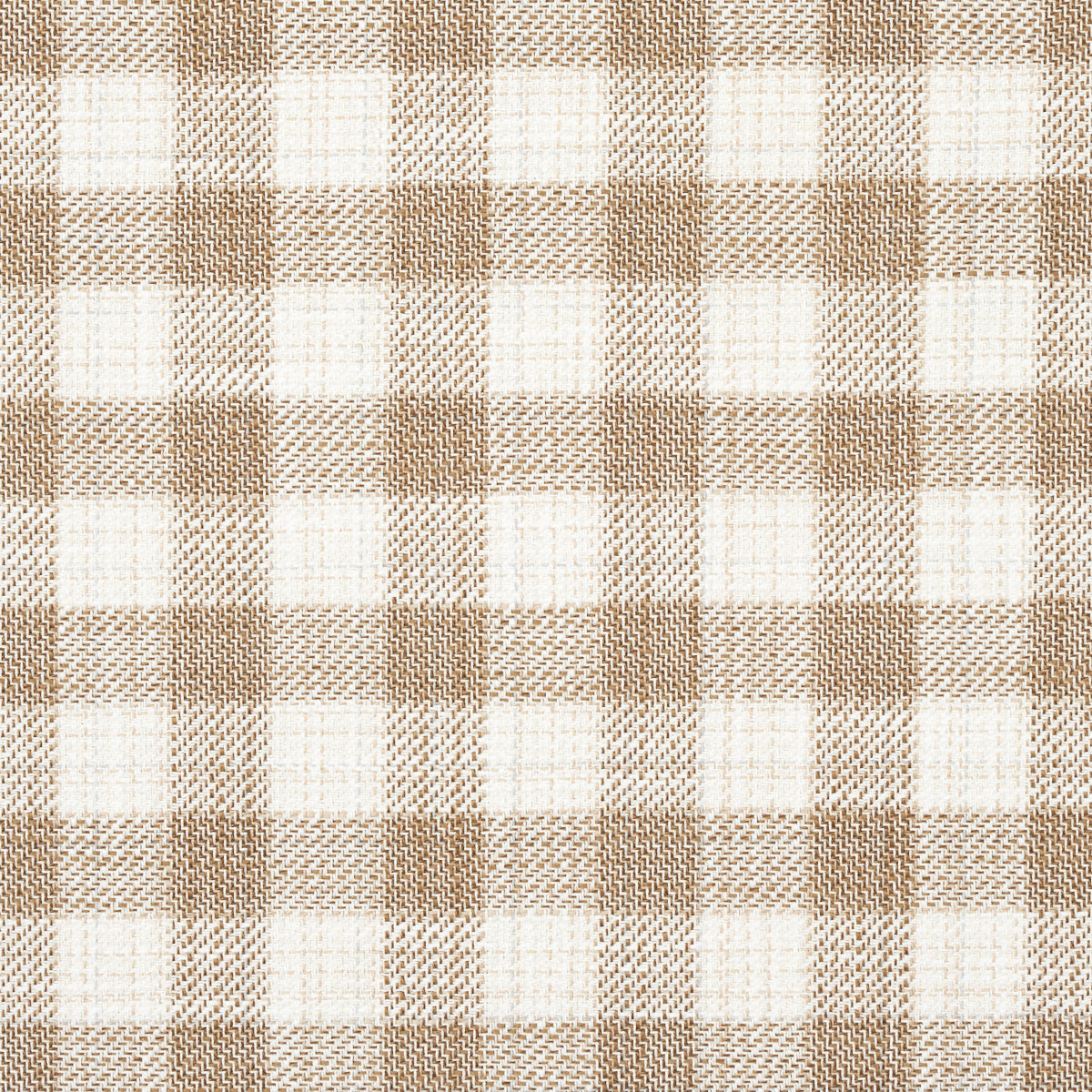 Schumacher MARTINA PLAID INDOOR/OUTDOOR NATURAL Fabric | Atlanta Fabrics